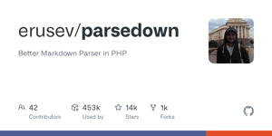 Home · erusev/parsedown Wiki
